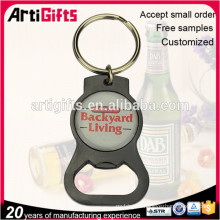 Custom logo Metal Beer bottle opener keychain